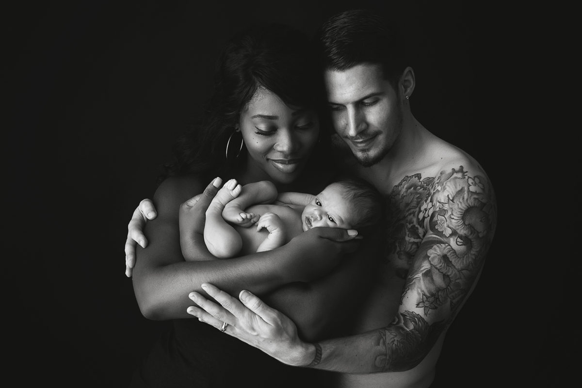 Bebe Metisse Maman Noir Papa Blanc portrait de famille avec bébé métissé ⋆ Aurélia C. Photographies
