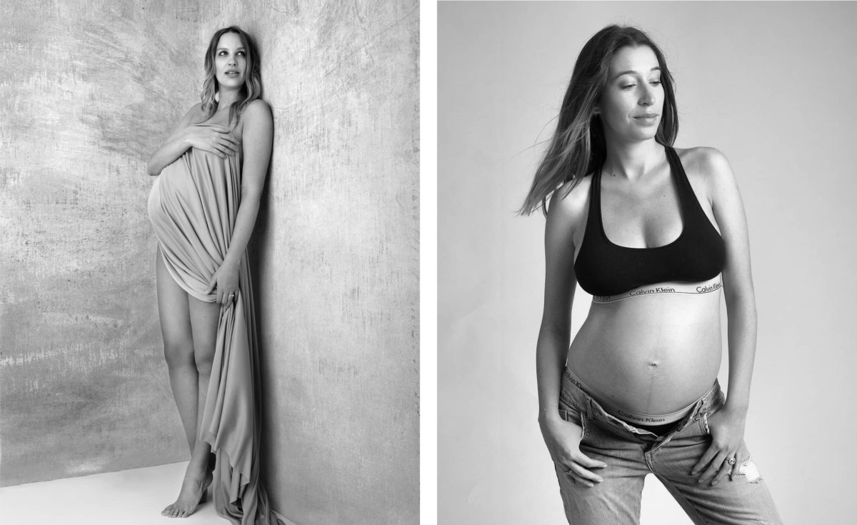 Photo shooting grossesse artistique et fashion trendy : Aurélia C. Photographies Paris
