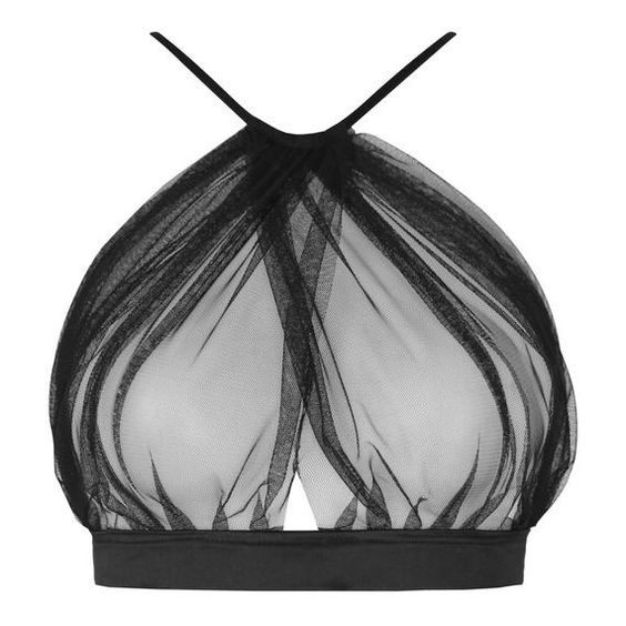 soutien gorge tulle noire