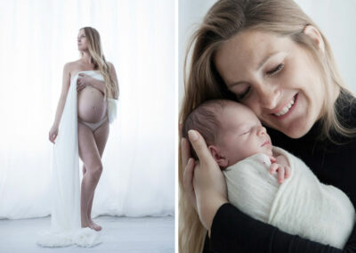 photos avant naissance de bébé et après naissance