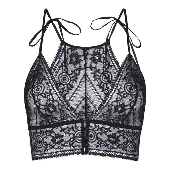 bralette triangle noir lacet stella mc cartney ophelia whistling